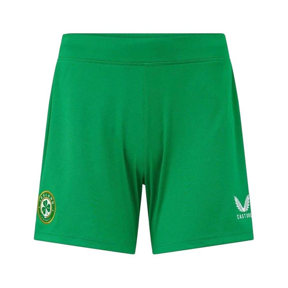 Castore Womens/Ladies 2022 Ireland Elasticated Football Shorts / Jolly Green